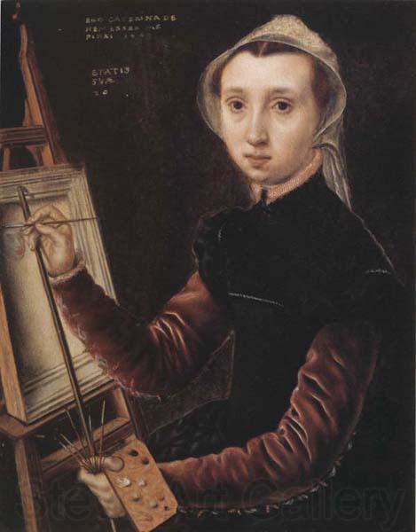 Catharina Van Hemessen Self-Portrait France oil painting art